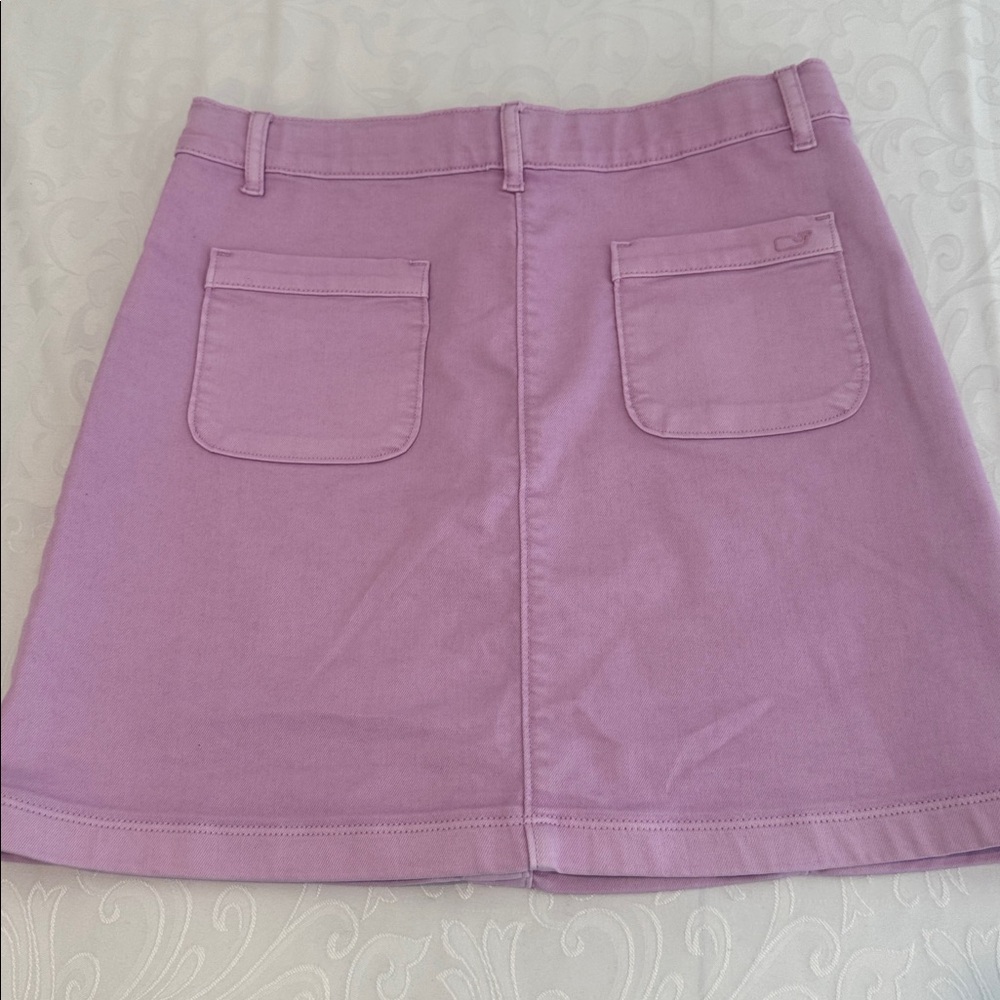 Vineyard Vines Button-Down Mini Skirt. Girls 16 - Picture 7 of 11